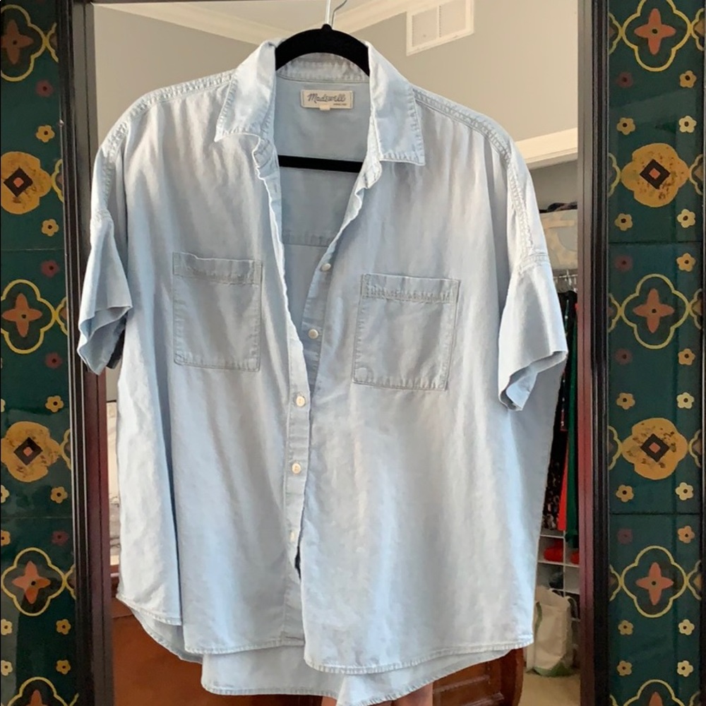Madewell Light Blue Button Down Shirt